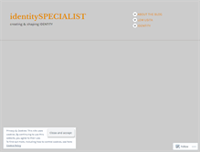 Tablet Screenshot of identityspecialist.net